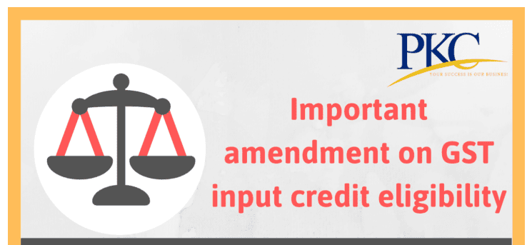 important amendment on GST